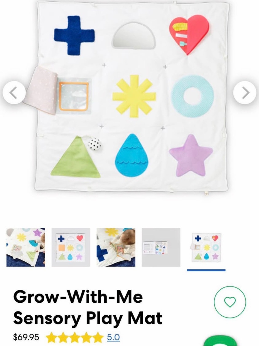 NEW KiwiCo Grow-With-Me Sensory Play Mat